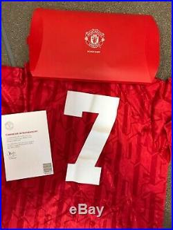 Cantona Manchester United FA Cup final signed shirt & AUTHENTICITY certificate L