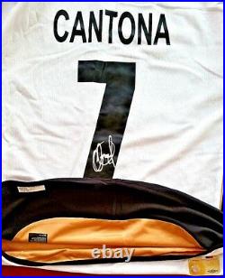 Cantona Official Man Utd Centenary Jersey Signed Rare Coa