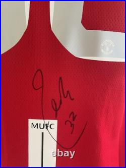 Carlos Tevez Signed Manchester United CL Final Shirt With COA and Photo Proof