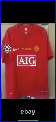 Carlos Tevez Signed Manchester United Shirt With COA And Photo Proof