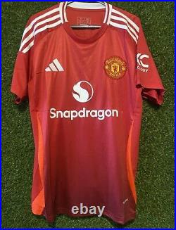 Casemiro Signed Manchester United 24/25 Shirt Comes With a COA & Proof Casemiro Signed Manchester United 24/25 Shirt Comes With a COA & Proof