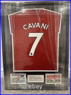 Cavani Signed Manchester United Shirt