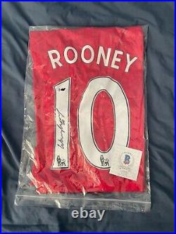 Certified Signed Wayne Rooney Manchester United Shirt 2017-18