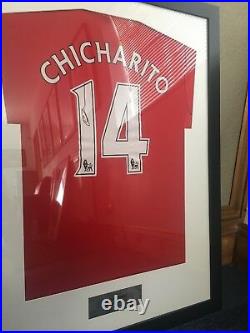 Chicharito Javier Hernandez Manchester United Signed 14 Shirt
