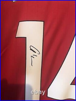 Christian Eriksen Signed Manchester United home shirt Comes with a COA