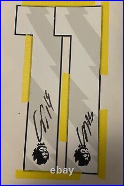 Christian Eriksen Signed P League number 1 x2 Exact proof Manchester United