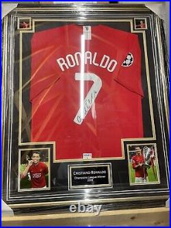 Cristiano Ronaldo 2008 Champions League Final Signed Manchester United Shirt