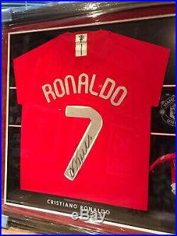 Cristiano Ronaldo 2008 Manchester United Signed Shirt Champions League Final