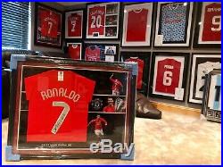 Cristiano Ronaldo 2008 Manchester United Signed Shirt Champions League Final