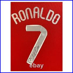 Cristiano Ronaldo 2008 personally Signed Manchester United Shirt