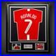 Cristiano Ronaldo CR7 Signed & Deluxe Framed Manchester United 7 Shirt COA £650