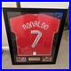 Cristiano Ronaldo CR7 Signed & Deluxe Framed Manchester United Shirt