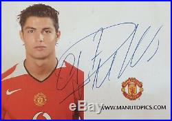 Cristiano Ronaldo CR7 authentic Autograph signed @ Lisbon, Manchester United