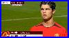 Cristiano Ronaldo First Match For Man Utd