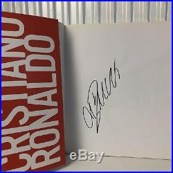 Cristiano Ronaldo Hand Signed Book / Moments / Manchester United Autograph
