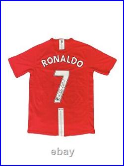 Cristiano Ronaldo Hand Signed Manchester United Football Shirt