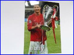 Cristiano Ronaldo Manchester United, Autographed A4 Size Photograph