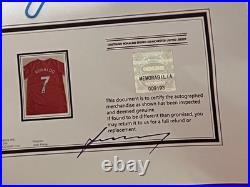 Cristiano Ronaldo Manchester United Hand Signed Shirt 2021/22 ADIDAS M BNWT COA Cristiano Ronaldo Manchester United Hand Signed Shirt 2021/22 ADIDAS M BNWT COA