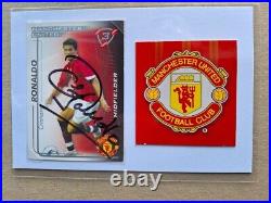 Cristiano Ronaldo Manchester United / Portugal Legend Hand Signed Photocard (6)