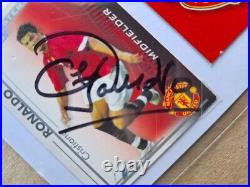 Cristiano Ronaldo Manchester United / Portugal Legend Hand Signed Photocard (6)