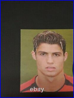 Cristiano Ronaldo Manchester United Signed Club Card