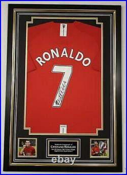 Cristiano Ronaldo Of Manchester United Signed Shirt Autographed Jersey