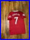 Cristiano Ronaldo Signed 2022/23 Manchester United Shirt with COA