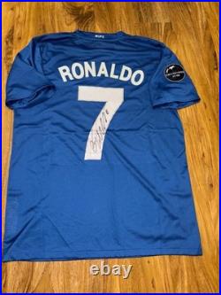Cristiano Ronaldo Signed 2022/23 Manchester United Shirt with COA Cristiano Ronaldo Signed 2022/23 Manchester United Shirt with COA