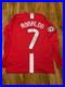 Cristiano Ronaldo Signed 2022/23 Manchester United Shirt with COA