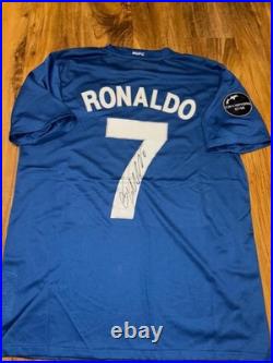 Cristiano Ronaldo Signed 2022/23 Manchester United Shirt with COA Cristiano Ronaldo Signed 2022/23 Manchester United Shirt with COA