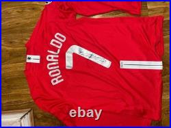 Cristiano Ronaldo Signed 2022/23 Manchester United Shirt with COA