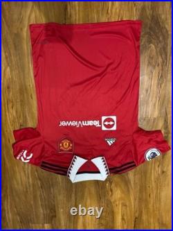Cristiano Ronaldo Signed 2022/23 Manchester United Shirt with COA Cristiano Ronaldo Signed 2022/23 Manchester United Shirt with COA
