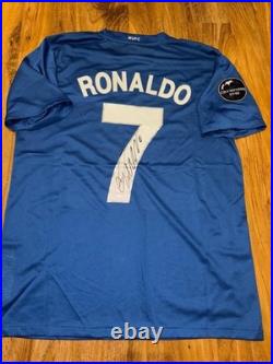 Cristiano Ronaldo Signed 2022/23 Manchester United Shirt with COA Cristiano Ronaldo Signed 2022/23 Manchester United Shirt with COA