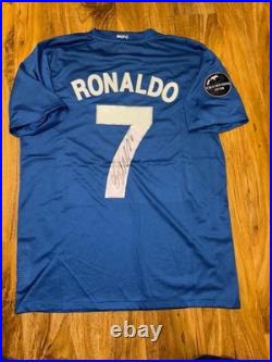 Cristiano Ronaldo Signed 2022/23 Manchester United Shirt with COA Cristiano Ronaldo Signed 2022/23 Manchester United Shirt with COA