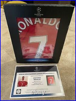 Cristiano Ronaldo Signed Icons Official Manchester United Shirt Jersey CR7