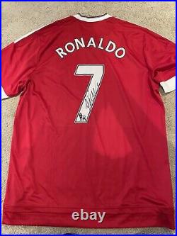 Cristiano Ronaldo Signed Icons Official Manchester United Shirt Jersey CR7