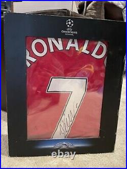 Cristiano Ronaldo Signed Icons Official Manchester United Shirt Jersey CR7