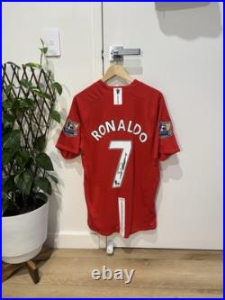 Cristiano Ronaldo Signed Manchester United 07/08 Jersey / COA Cristiano Ronaldo Signed Manchester United 07/08 Jersey / COA