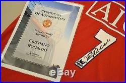 Cristiano Ronaldo Signed Manchester United 07/09 Shirt Autograph Man Utd COA