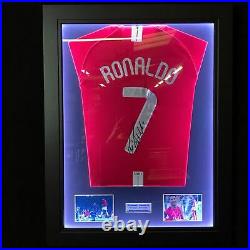 Cristiano Ronaldo Signed Manchester United 2008 Champions League Final Shirt