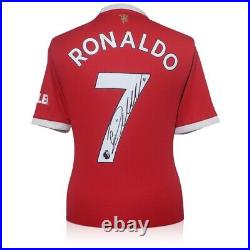 Cristiano Ronaldo Signed Manchester United 2021-22 Football Shirt