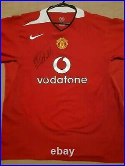 Cristiano Ronaldo Signed Manchester United Man Utd 2004 2005 Home Shirt