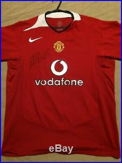Cristiano Ronaldo Signed Manchester United Man Utd 2004 Home Shirt