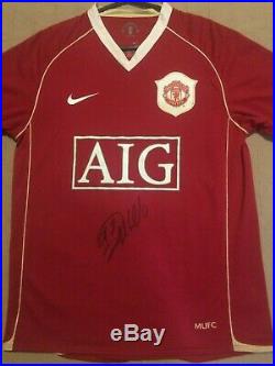Cristiano Ronaldo Signed Manchester United Man Utd 2006 2007 Home Shirt