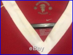 Cristiano Ronaldo Signed Manchester United Man Utd 2006 2007 Home Shirt