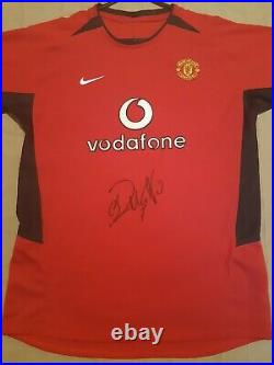 Cristiano Ronaldo Signed Manchester United Man Utd Shirt 2003 Debut Season