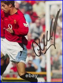 Cristiano Ronaldo Signed Manchester United Photo