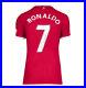 Cristiano Ronaldo Signed Manchester United Shirt 2021-22, Retro Number 7