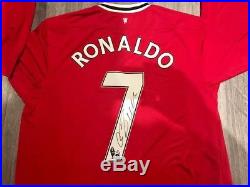 Cristiano Ronaldo Signed Manchester United Shirt (A1 Sports Memorabilia COA)