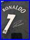 Cristiano Ronaldo Signed Manchester United Shirt Printed Autograph